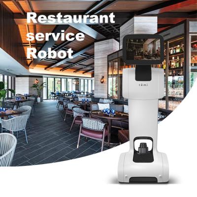 China Intelligent human-computer interaction service robot humanoid service robot used for business and hotel hospitality service Temi robot for sale