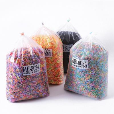 China A Color Stability 1kg Cartoon Small Size Regular Disposable Children's Accessories Elastic Band Rubber Hair Scrunchies for sale