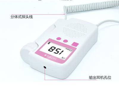 China Plastic Pregnant Women With Desire Fetal Home Monitoring Fetal Doppler Movement Listening Heart Stethoscope Fetal Monitoring for sale