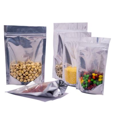 China Cheap Price Pet Biodegradable Dry Food Packaging Clear Printing Clear Zip Lock Dog Food Snacks Packaging Bags Food Grade for sale