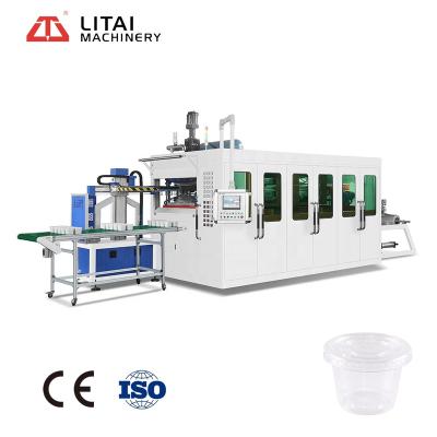 China Factory Recycled 100% Recyclable Plastic PET Materials And Bowls Thermoforming Machine With Whole Production Line for sale