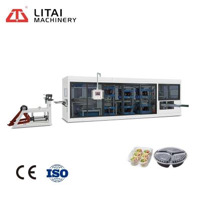 China Factory Plastic Four Stations PET Vacuum Forming Thermoforming Machine for Egg Tray with Factory Price in China for sale