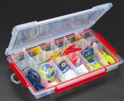 China Raincoat. Portable. MEIJIA factory durable export 386x multifunctional transparent 228 x 55mm portable plastic tool box tool case for fishing products for sale