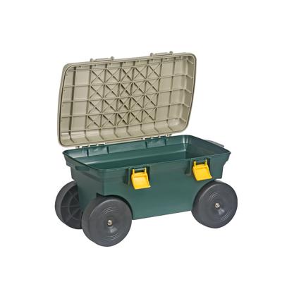 China Ambient. Goods. Portable. The factory goods plastic box trolley waterproof multifunctional cart etc. China for storage gardening supplies garden tool box for sale