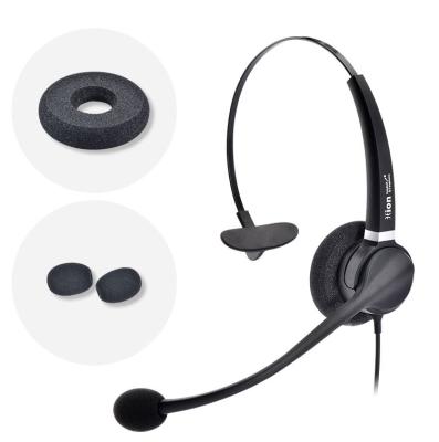 China Auto Earphone Noise Canceling Headset With Microphone For Computer Office Education Training for sale