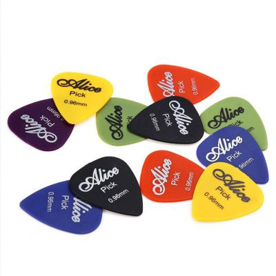 China Smooth Edges ABS Guitar Picks For Bass Mediator Acoustic Electric Guitarra 0.73mm 0.81mm 0.96mm Thickness 0.46mm for sale