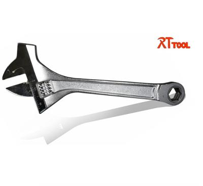 China CRV RTTOOL Professional Tools Adjustable Mining Wrench With Hammer for sale