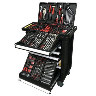 China Durable Professional 472PCS Mechanical Tool Cabinet with Trolley Cabinet, Tool Kit with Tool Cabinet for sale