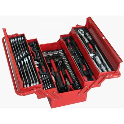 China Professional Workshop/Household Repair 86PCS Household/Workshop Tools For Trolley, Hand Tools In Metal Case for sale