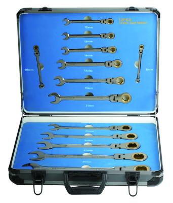 China Workshop/Household Repair RTTOOL 13PCS Item Car New Factory Box Set Wrench Set, Aluminum Tool Case Set Custom for sale