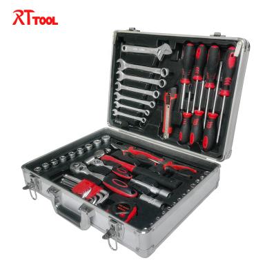 China RTTOOL 56PCS Multifunctional Aluminum Wrench Tool Kit Case Tool Box Storage Mechanic for sale