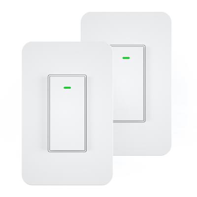 China Zigbee 3 Way Mobile Remote Control Switch Smart Home WiFi Smart Lamp Switch Compatible with Alexa and Google Assistant, Neutral Wire Required for sale