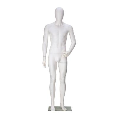 China Factory Price Customized Realistic Retail Store Display Dummy For Clothes Model Men Mannequin Full Body White Plastic Male Mannequin for sale