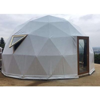 China Camouflage Game 6m Dome House Tent Geodesic Living Camping Hotel Tent / Field Playing Tent for sale