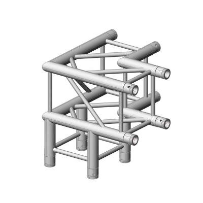 China WTC Events Square Segment 90 Degree Truss Three Way Corner F34-C30 TUV Certified Aluminum Spigot Truss Display for sale