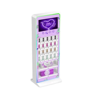 China SDK Beauty Make Up Time Technical Sales Stainless Steel Black Steel Power Training Video Vending Machine All Color Customization for sale