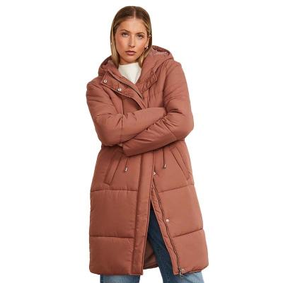 China Custom Printing Logo QUICK DRY Cropped Down Coat Womens Stripper Ladies Winter Long Padded Jacket for sale