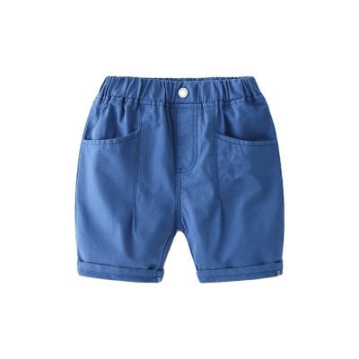 China Kids Boutique Kids Shorts Anti-Static Polyester Cotton Fabric Casual Beach Shorts For Boy Clothes Factory Wholesale Custom Made Summer for sale