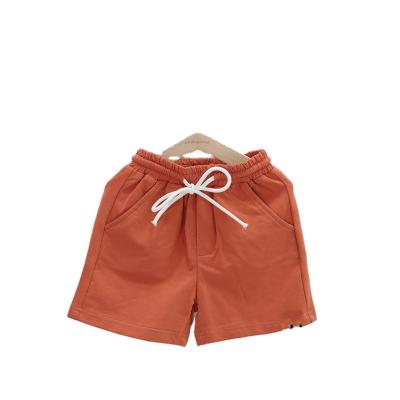 China Factory Wholesale Custom Breathable Kids Summer Boutique Polyester Cotton Fabric Beach Casual Shorts For Boy Clothes for sale