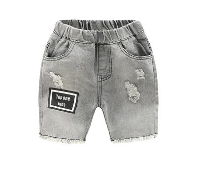 China Factory Wholesale Custom Breathable Kids Summer Boutique Polyester Cotton Fabric Beach Casual Shorts For Boy Clothes for sale