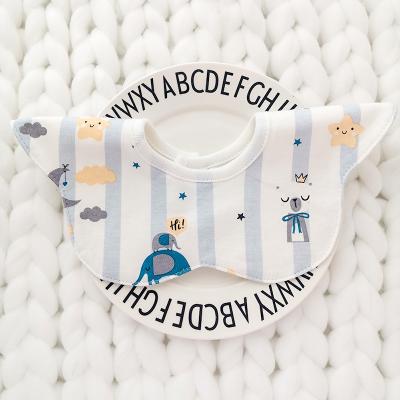 China Factory Wholesale Antibacterial Customized To Design Absorbent Bamboo Cotton Baby Bibs for sale