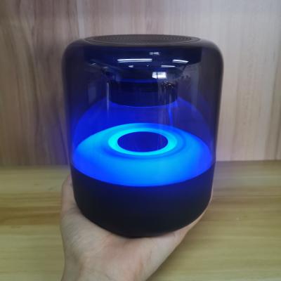 China Lightweight Bocina Visual Atmosphere Call Harman BT Speaker With RGB Lights FM Radio USB TF Card Wireless Speaker for sale