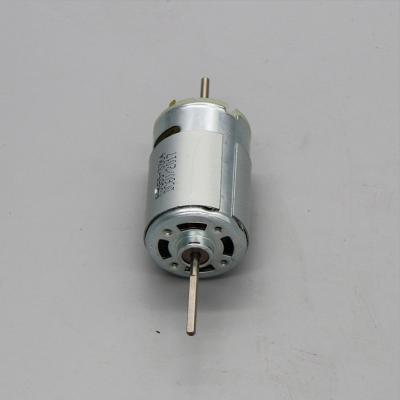 China Totally Enclosed High Power 20 Watt 12v 18v 24v Low Noise Brush DC Motor RS 555 For Cordless Power Tools for sale