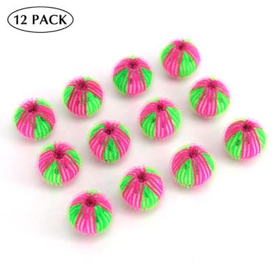 China 2019 New Arrival Decontamination Laundry Cleaning Ball 12 Packs Washing Fiber Colored Down Hair Laundry Grabbing Balls for sale