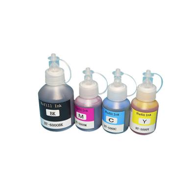 China Wholesale Premium Quality Universal Inkjet Printer Dye Ink Refill Water Based Ink For Brother Bro BT5000 6000 5009 for sale