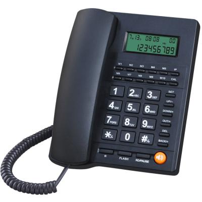 China Auto Receive/Recall Function ELA Adjustable Cheap Landline Tied Hotel Phone LCD Brightness Office Hotel Guest Room Telephone for sale