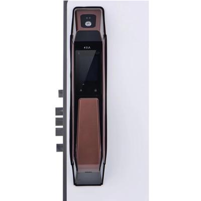 China Apartments/Full Automatic Office Modern Keyless Fingerprint Smart Door Lock Without Handle Face Recognition Smart Door Lock for sale