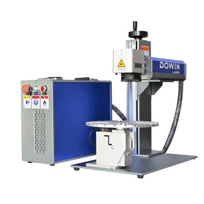 China Mini Fiber Laser Marking Machine 20w CNC Air Cooled Type For Name Card Marker Good Quality for sale