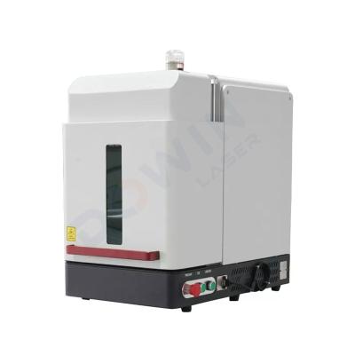 China Hot Sale China 20W 30W 50W Air Cooled Portable Safety Enclosed Fiber Laser Marking Machine For Metal Price for sale