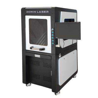 China Air Cooled Enclosure Fiber Laser Marking Machine Metal Engraver Metal Engraver Safe Model Printer For Watch Mobile Phone for sale