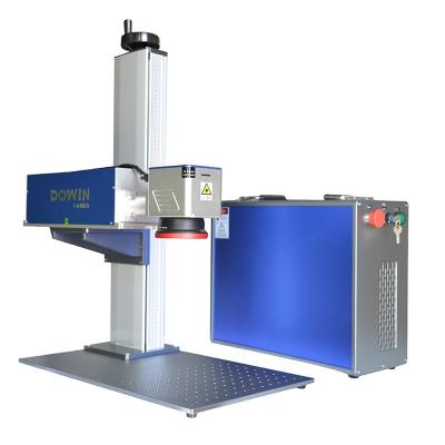 China Dowin 3w/5w/12w Air Cooled UV Laser Marking Machine Optical With Good Brand Water Chiller for sale