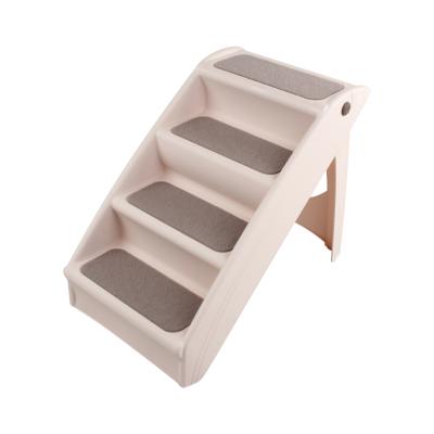 China Custom Foldable Adjustable Pet Steps And Stairs For Dogs And Cats for sale