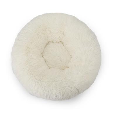 China Sustainable Pet Bed For Sale Luxury Round Pet Bed Cat Dented Enveloping Pet Sofa Bed for sale