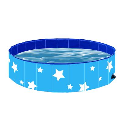 China Sustainable Hot Selling Amazon Water Foldable Pool Pet Bathtub Waterproof Collapsible Dog Bathing Tub for sale