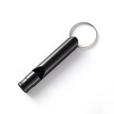 China Viable Fashion Dog Cat Training Whistle Device Dog Trainer Anti-lost Referee Aluminum Whistle for sale