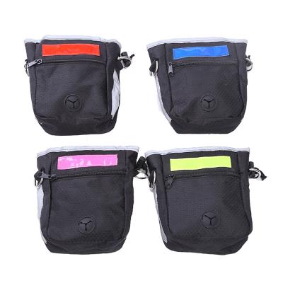 China Viable Dog Treat Bag Pockets Food Pouch Pet Training Waist Storage Bag Dispenser Dog Waist Walking Bag for sale