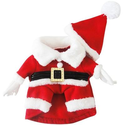 China Sustainable Wholesale Luxury Soft Winter Christmas Pet Girl Soft Warm Dog Clothes Clothing Costume Dress for sale