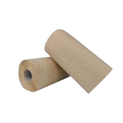 China Best Eco Oil Absorption Disposable Christmas 2 3 Ply Kitchen Paper Towel Porcelain Roll Size 50sm for sale