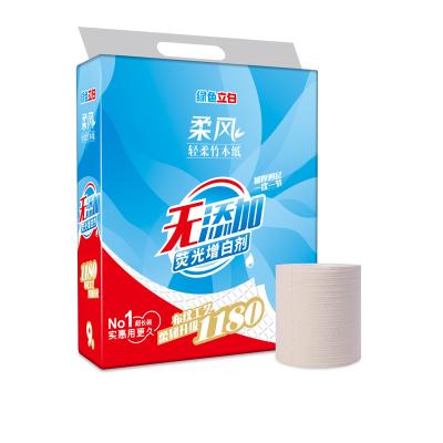 China Professional Manufacturer Wholesale Price Bamboo Wettable Water Pulp Personalized Toilet Paper for sale