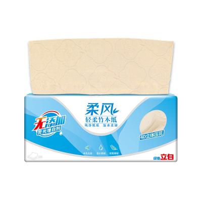 China Wholesale cheap higienico recycled pulp wettable 2/3 water papel ply facial tissue tissue paper for home for sale