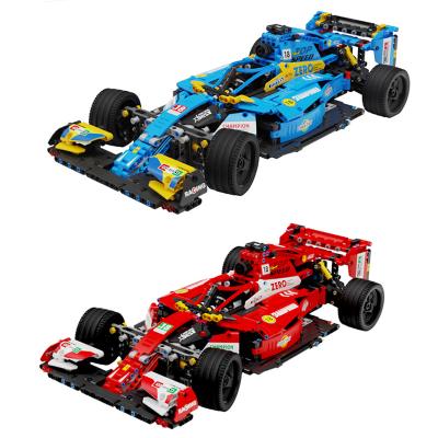 China Toy 1/10 Scale Technic Formula Racing Car Model Building Kit Race Car Toy For Ages 6+ A Great Gift For Formula Racer Car Fans for sale