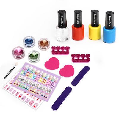 China China Non-Toxic Makeup Toy Kit For Girls Safe And Non-Toxic Makeup Toy Kit Kids Nail Art Manicure Set For DIY Gift for sale