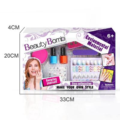 China Non-Toxic Nail Art Kit for Girls 8 Piece Set for Kids Ages 3+ for sale