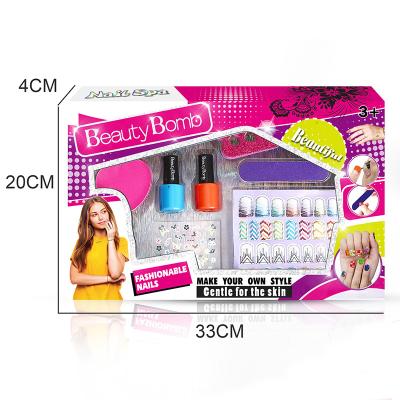 China Non-Toxic Nail Art Toy Create Trendy Nail Art with Fun Fashion Polishes and Stylish Nail Stickers Add Some Sparkle with Glitter for sale