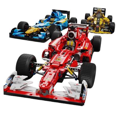 China Toy Racing Car F1 MOC Building Blocks and Building Toy Adult Collectible Model Cars Set to Establish Technic Car Building Kits Model for sale