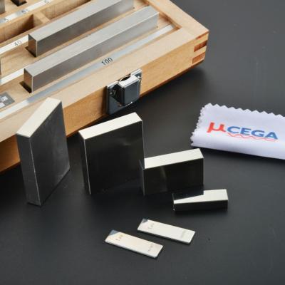 China Working Measures 32 Pcs Per Set Grade 1 High Quality Metric Gauge Blocks Set Steel Block Measuring Set for sale